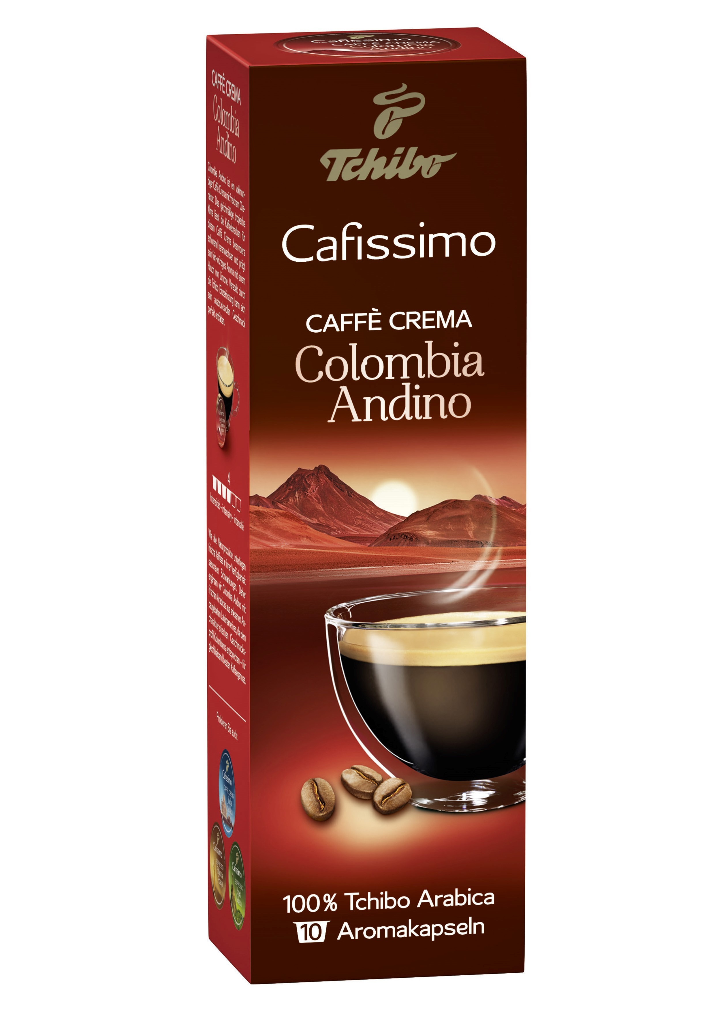 Capsule Tchibo Cafissimo Caffe Crema Colombia Andino 100% Arabica