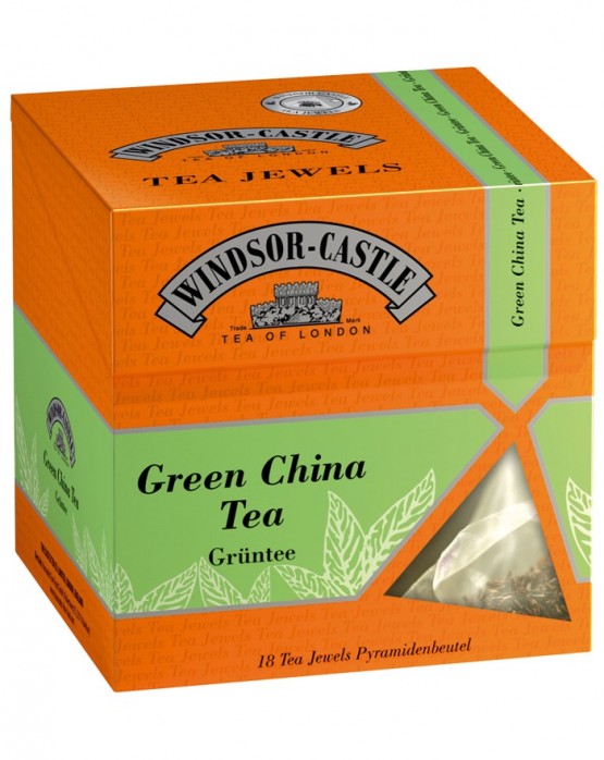Windsor-Castle Tea Green China 18buc